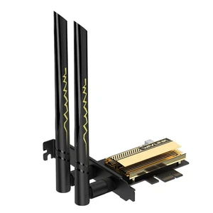 AX5400 Tri-Band WiFi 6E Bluetooth 5.3 PCIe Network Card Intel AX210 WiFi Adapter - Picture 1 of 52