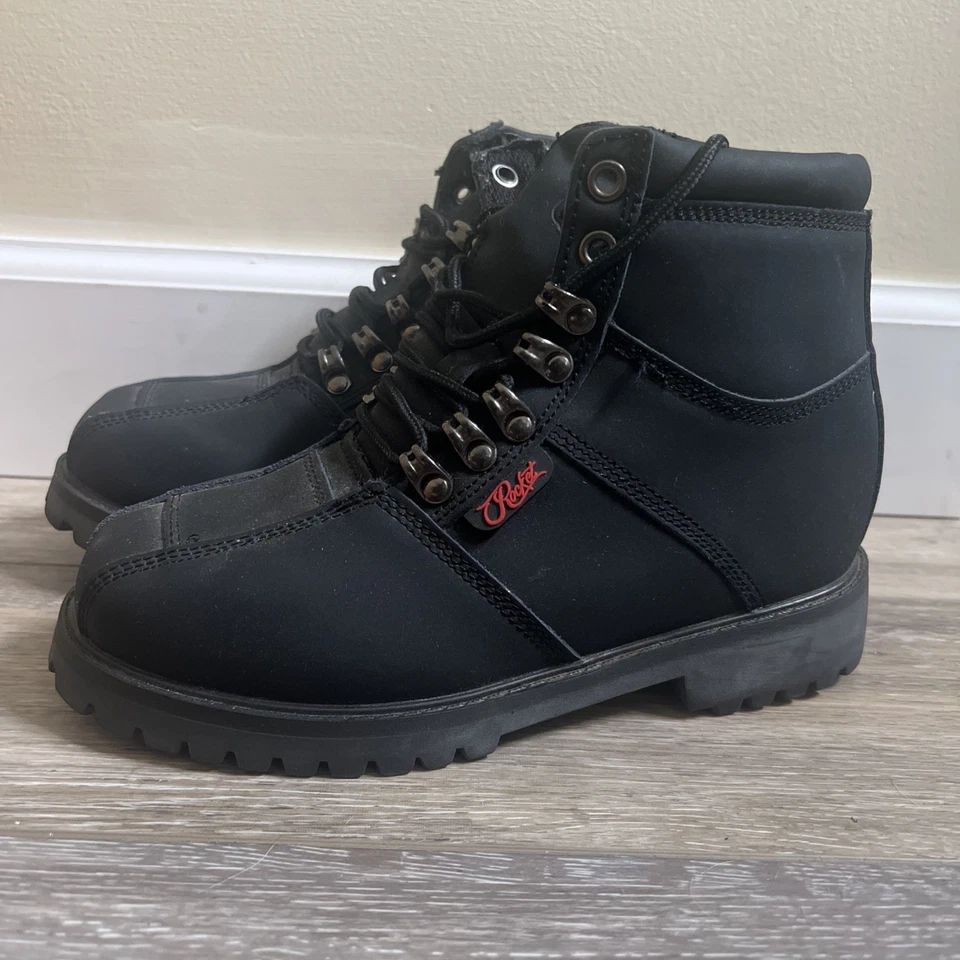 BOTAS DE MOTOCICLETA FEMININAS JOE ROCKET PRETAS Tamanho 6 - Imagem 1 de 4