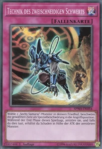 YuGiOh Technik des zweischneidigen Schwerts SPWA-DE054 Super Rare NM 1st - Bild 1 von 2