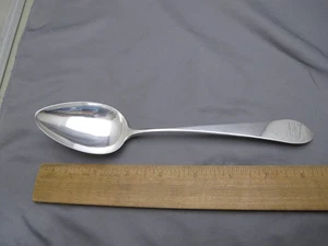 Fine NEW YORK Federal Round End Coin TABLESPOON-Benjamin COLEMAN-Sag Harbor - Imagen 1 de 5
