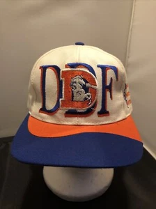 Rare Vintage Denver Broncos Large Stitched Snapback Hat By East Port NOS 90’s - Picture 1 of 13