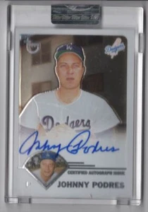 2003 TOPPS RETIRED SIGNATURE IN CASE JOHNNY PODRES - Picture 1 of 2