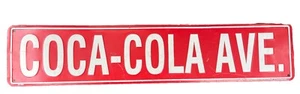 2000 Coca Cola Ave. Metal Street Sign ~ 24" x 5" - Picture 1 of 2