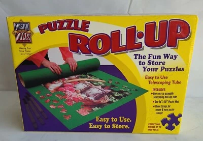 Master Pieces Rompecabezas Alfombra Tubo Enrollable Almacenamiento Hasta 1000 Piezas ¡Nuevo! Foto 1 de 4