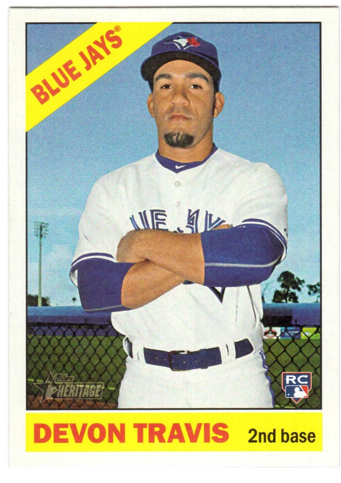 2015 TOPPS HERITAGE #716 DEVON TRAVIS ROOKIE SP - Image 1 of 1