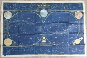 National Geographic - A Map of the Heavens. (Dec, 1957). - Imagen 1 de 3
