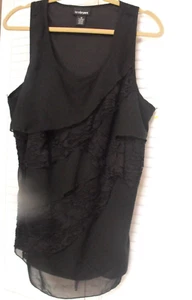 Women's "Layne Bryant"," Sleeveless Shell, Size XL,  Black - Picture 1 of 4