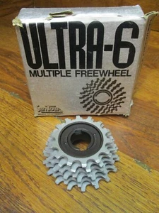NOS VINTAGE SUNTOUR PRO COMP 6 SPEED 14-19t MULTIPLE FREE WHEEL  - Picture 1 of 8