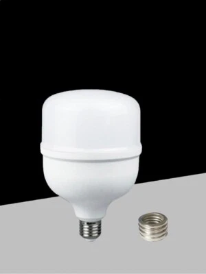 Lampadina led 60 w luce bianca doppio attacco e27 adattatore e40 t120 - Immagine 1 di 4