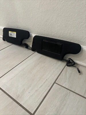 Dodge Challenger 2015-2023 izquierda derecha parasol parasol par negro🔥 Foto 1 de 4