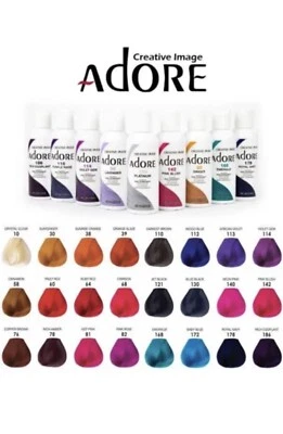 Adore Semi Permanent Hair Dye Color 4oz, 118mL (Pick Your Color) - Image 1 of 4