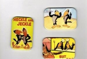 Heckle and jeckle 3 magnete frigorifero 2""x3"" con angolo arrotondato - Foto 1 di 5