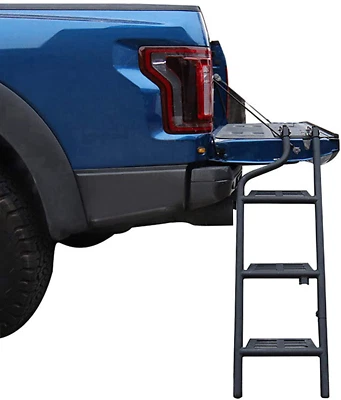 Dodge Ram Tundra Rapto Pickup Step Tailgate Ladder Fits for Ford F150 1987-2021 - Image 1 of 4