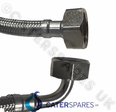 CATERSPARESUK 3/4 ZOLL FLEXIBLER EDELSTAHL GEFLOCHTENER WASCHMASCHINENSCHLAUCH WASSERBOILER