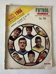 Futbol Magazine 1966 World Cup FIFA England Summary Pele Eusebio Garrincha •Rare - Picture 1 of 24
