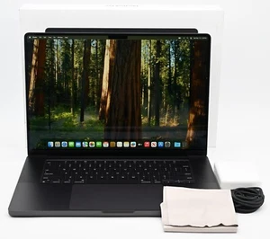 16" Apple Macbook Pro M4 Max 4TB SSD 128GB RAM 16-Core 40-Core GPU Space Black - Picture 1 of 14