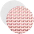 89mm Pressure Sensitive Foam Cap liner 3.5" Sealed for your Protection Red Print