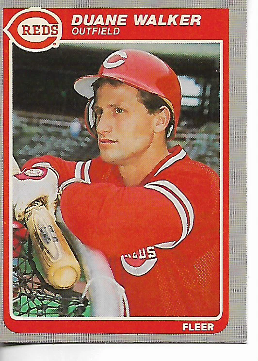 1985 Fleer Duane Walker Card - Image 1 of 1