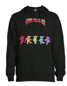 New w/Tag Grateful Dead Unisex Black Soot Pullover Hoodie Sz Sm Below $45 Retail - Picture 1 of 5