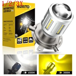 1/2/3X For Motorcycle H4 9003 LED Headlight Hi/Lo Beam Front Light Bulb Bright - Picture 1 of 35