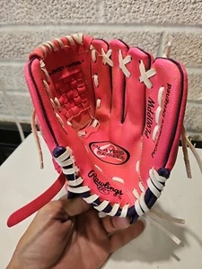 Rawlings Players Series Girls Glove Pink 9" Size PL90PPW RHT - Picture 1 of 6