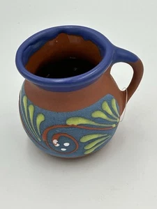 Mexikanischer Tonbecher handbemalt Handarbeit - Bild 1 von 7