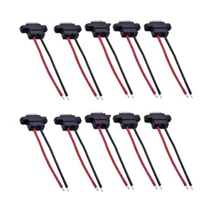 10PCS 5V Welding 2Pin Waterproof TYPE-C Female Power Socket Charging Adapter - Photo 1/7