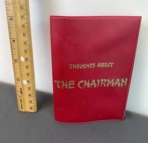 THOUGHTS ABOUT THE CHAIRMAN 1969 Promo Book for Gregory Peck Movie - Picture 1 of 7