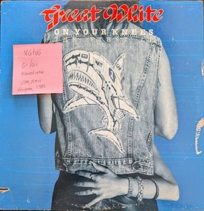 Great White On Your Knees The First Vinyl Record VG/VG SQ73294 1982 - Picture 1 of 2