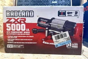 BADLAND ZXR 5000 Lb. Camión UTV/Powersport con cabrestante de 12 V y más resistente nuevo en caja - Imagen 1 de 4