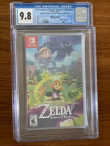 Switch 2024 THE LEGEND ZELDA ECOES OF WISDOM CGC 1ª IMPRESIÓN 9,8 sello plegable en Y A++ - Imagen 1 de 4