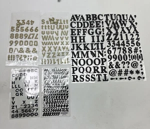 Letters Numbers Craft Stickers - Picture 1 of 6