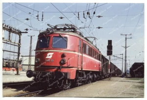 PE Foto Eisenbahn ÖBB E-Lok 1118.01 Wien Hütteldorf 5.4.1985 (A896) - Bild 1 von 2