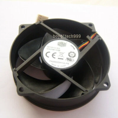 Cooling Fan COOLER MASTER FA09025H12LPB 12V 0.36A 9025 9CM 4Pin - Image 1 of 4