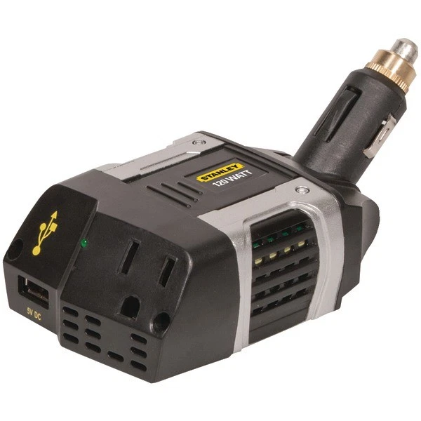 Stanley PCA120 120w Power Inverter With USB Outlet