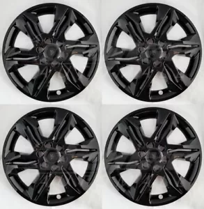 18" Black Wheel Skins / Covers / Hubcaps (Set of 4) FOR 19 20 21 22 Chevy Blazer - Picture 1 of 4