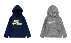 New Nike Boys Dri-Fit Therma Fleece Pullover Hoodie Choose Size & Color MSRP $34 - Picture 1 of 4