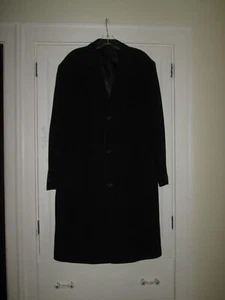 Manteau demi long neuf Lauren RALPH LAUREN noir laine cachemire carrière 42R - Photo 1/5