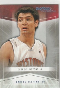 2004-05 SkyBox Autographics #99 Carlos Delfino #111/750 Detroit Pistons - Picture 1 of 2