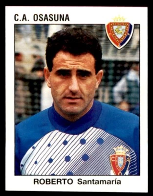 Panini Fútbol 93/94 Estrellas Roberto Santamaría Osasuna No. 174 - Image 1 of 2