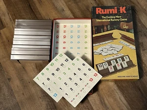 Vintage Rumi K Board Game 1977 Cadaco International Rummy Cube Game COMPLETE - Picture 1 of 4