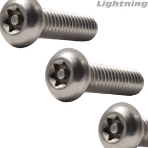 Stainless Steel Torx Security Button Head Machine Screw 3/8-16 x 1" Qty 500 - Picture 1 of 1