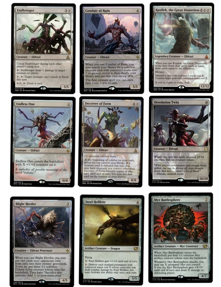 Kozilek Great Distortion-Commander-100-Card Deck-MTG-Magic the Gathering-Eldrazi - Image 1 of 4