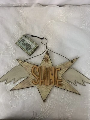 This Thing Called Family “Shine Plaque” Wall Art Laura McCarragher 2010 Demdaco - Image 1 of 4