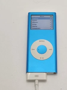 Apple Ipod Nano 2nd Generation Blue *TESTED, WORKS* 4 GB A1199 *Read* - Picture 1 of 6