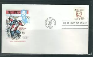 US SC # 2196 Bret Harte FDC. HF Cachet - Picture 1 of 1