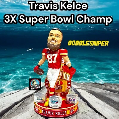 Болванчик TRAVIS KELCE Kansas City Chiefs 3x Super Bowl LVIII Champions NFL - Изображение 1 из 4