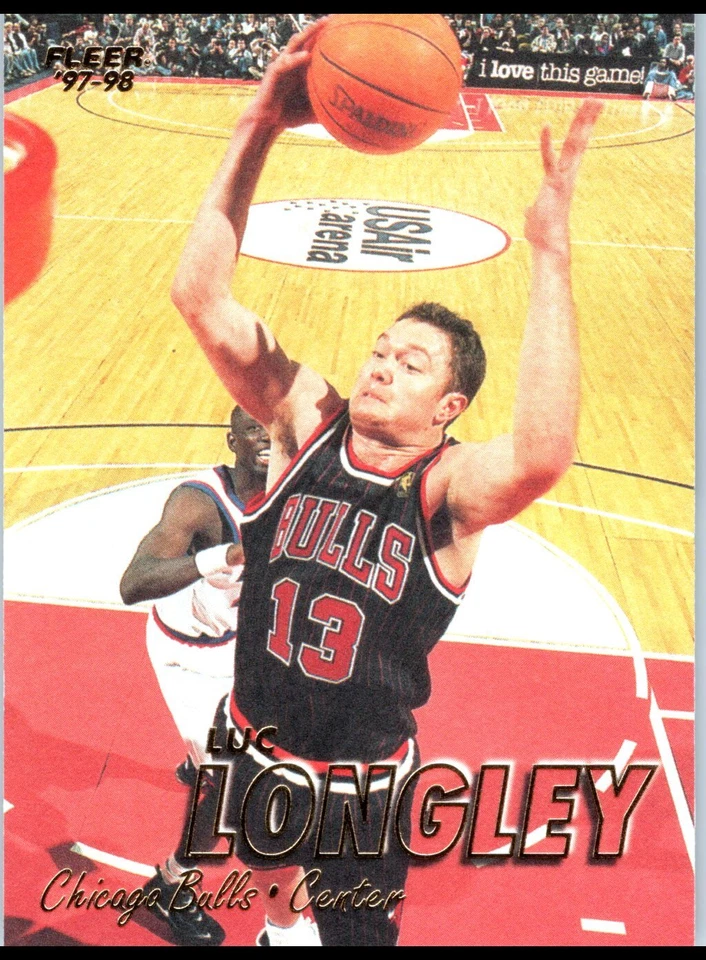 1997 Fleer #138 Luc Longley Traditions Crystal Near Mint - Image 1 of 2
