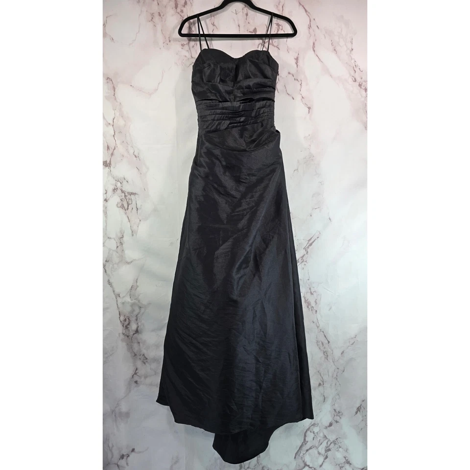 Bill Levkoff Dress Womens 2 Tule Event Prom Formal Gown Long Square Sweetheart A - Image 1 of 4