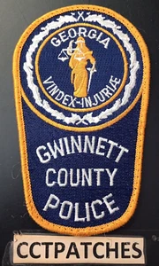 GWINNETT COUNTY, GEORGIA POLICE SHOULDER PATCH GA - Picture 1 of 2